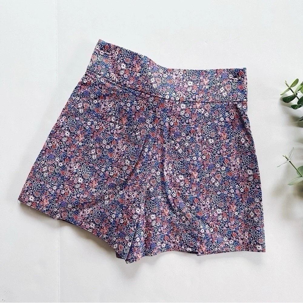 NEW J.Crew Women’s Tie Waist Short in Liberty Tana Lawn Print - Picture 2 of 10